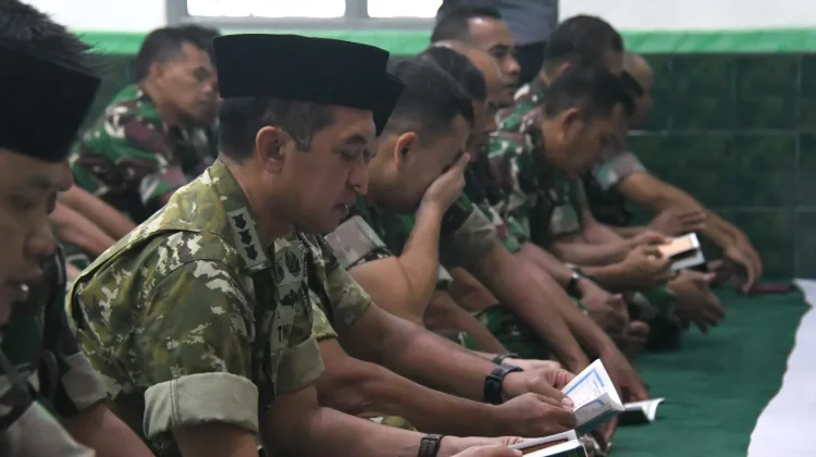 Peringati HUT ke-45, Korem 044/Gapo Panjatkan Doa untuk Indonesia Maju