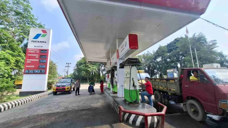 Polsek Martapura Intensifkan Patroli SPBU, Antisipasi Antrean BBM