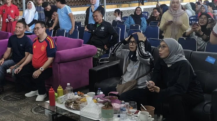 RRI Palembang Turut Meriahkan Nobar Portugal-Kroasia di TVRI