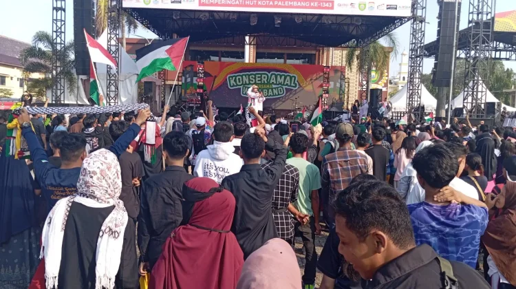 Konser Amal Wali Band untuk Palestina Himpun Ratusan Juta Rupiah di Palembang