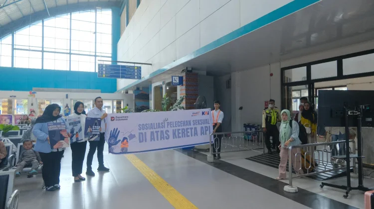 KAI Divre III Gandeng OPKA Kampanyekan Perjalanan Aman Bebas Pelecehan Seksual