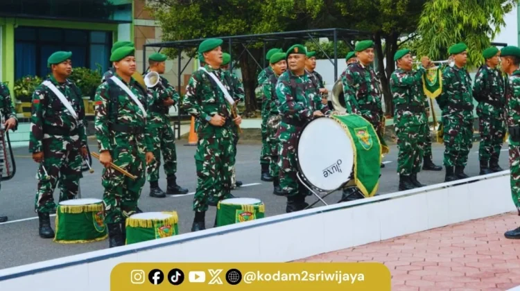 Upacara Mingguan, Petinggi Kodam II/Sriwijaya Ingatkan Profesional Kerja