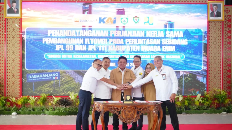 KAI Bersama Pemprov Sumsel Bangun Dua Flyover untuk Keselamatan KA