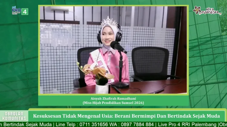 Baru 15 Tahun, Aisyah Sabet Gelar Miss Hijab Pendidikan