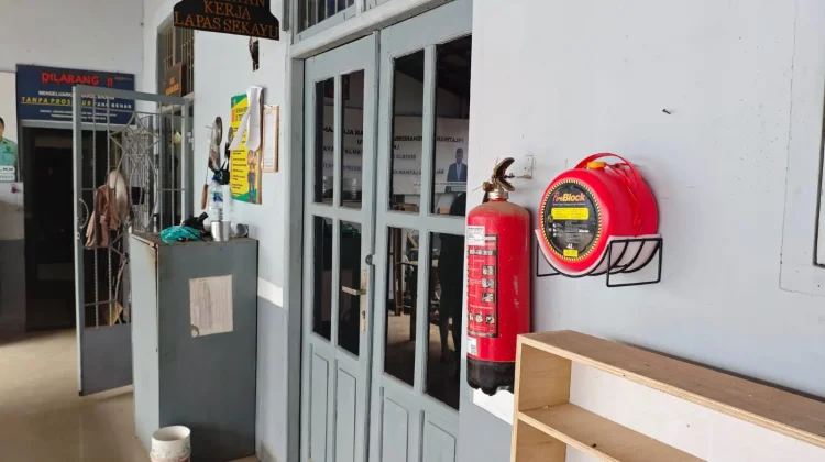 Lapas Sekayu Tambah 16 Fire Blok untuk Perkuat Sistem Keamanan