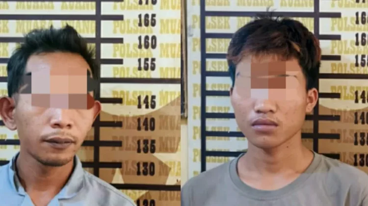Polsek Muara Kuang Tangkap Dua Tersangka Pencurian Rumah di Desa Munggu