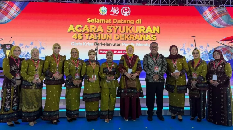 Hadiri HUT ke-46 Dekranasda, PKK Banyuasin Dukung Pengerajin Lokal