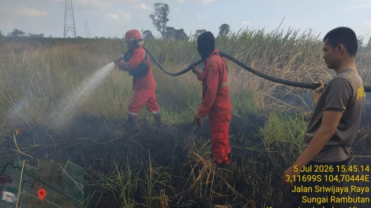 Lima Daerah Sumsel Masuk Zona Merah Karhutla