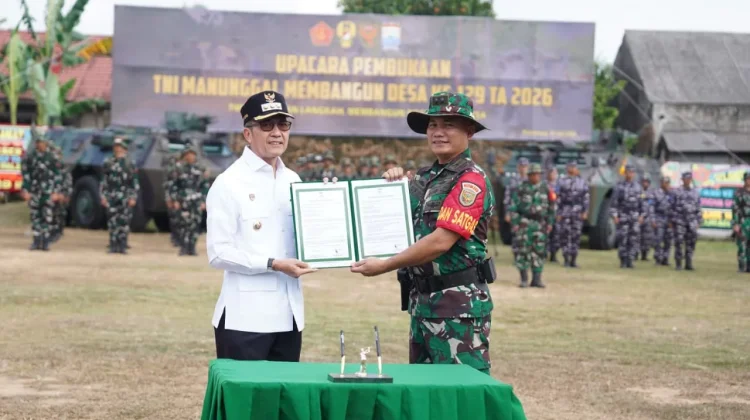 Kasdam II/Swj Resmi Buka TMMD ke-129, Talang Jambe Jadi Sorotan