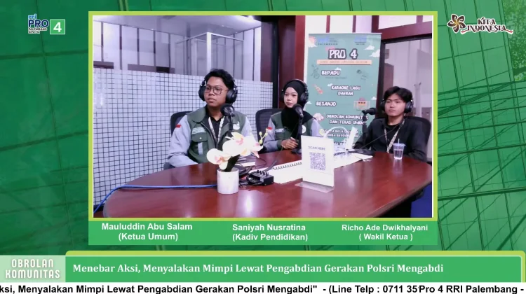 Satu Dekade Gerakan Polsri Mengabdi, Bina Pendidikan Tertinggal di Sumsel