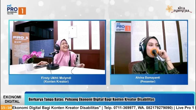 Konten Kreator Jadi Ruang Disabilitas Raih Keuntungan