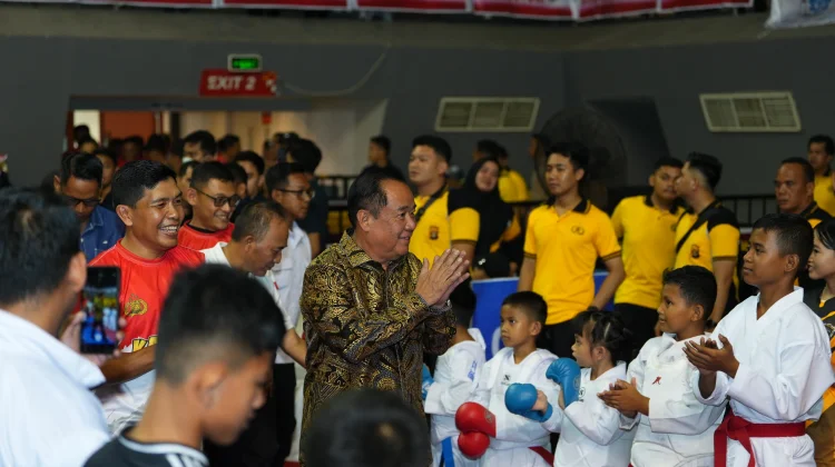 Piala Kapolda Sumsel 2026 Jadi Ajang Pembinaan Atlet Karate