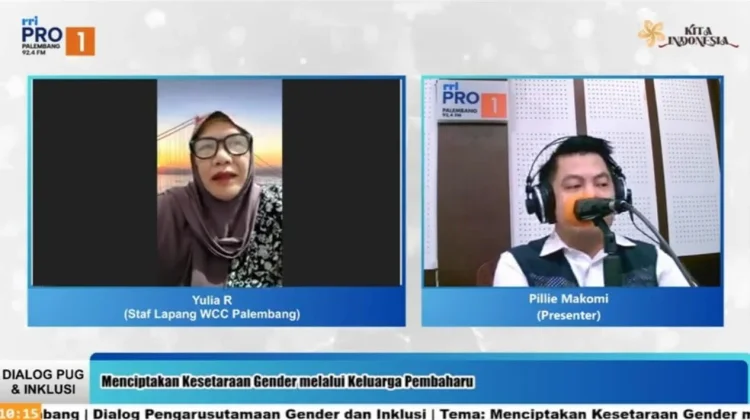 WCC Palembang Dorong Keluarga Bangun Relasi Gender yang Setara