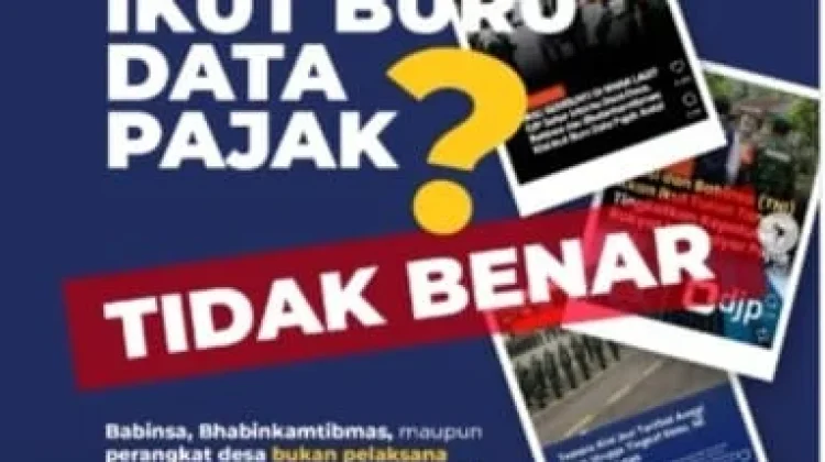 DJP Tegaskan Peran Babinsa Hanya Pendampingan di Lapangan