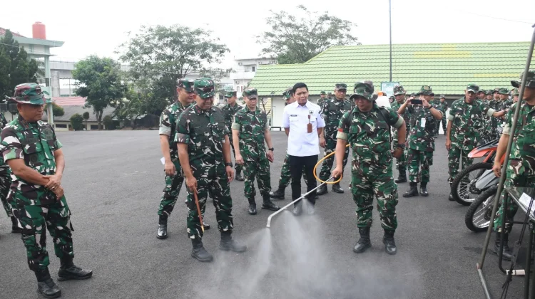 Korem 044/Gapo Gelar Apel, Pastikan Karhutla Tidak Terjadi