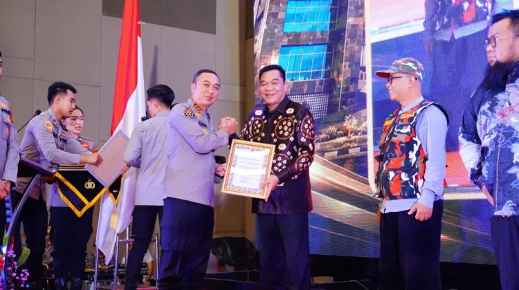 Pemkab Muba Raih Penghargaan Mitra Kerja SDM Polda Sumsel