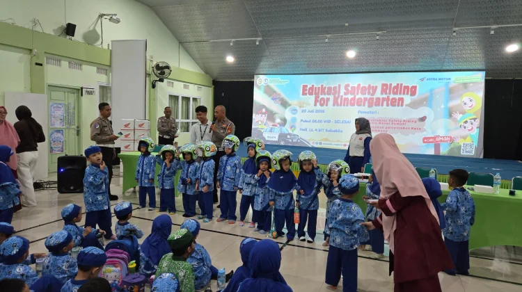 Ratusan Siswa Ikuti Edukasi Safety Riding Astra Motor Sumsel