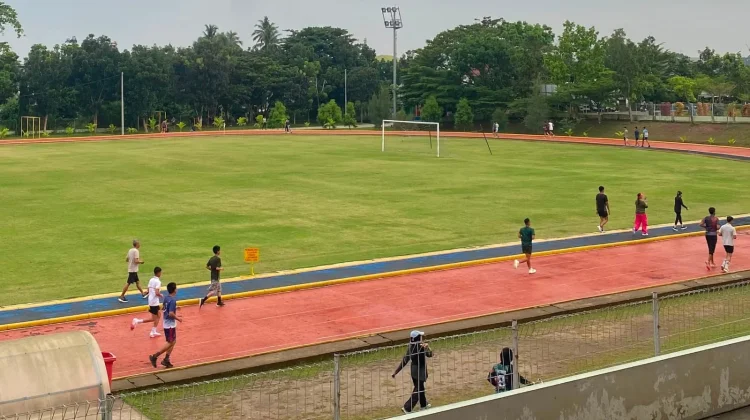 Jogging Track Jasdam II/Sriwijaya Jadi Favorit Warga Berolahraga