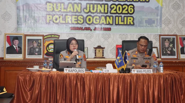 Kapolres Ogan Ilir Tekankan Percepatan Penanganan Perkara dan Cegah Karhutla