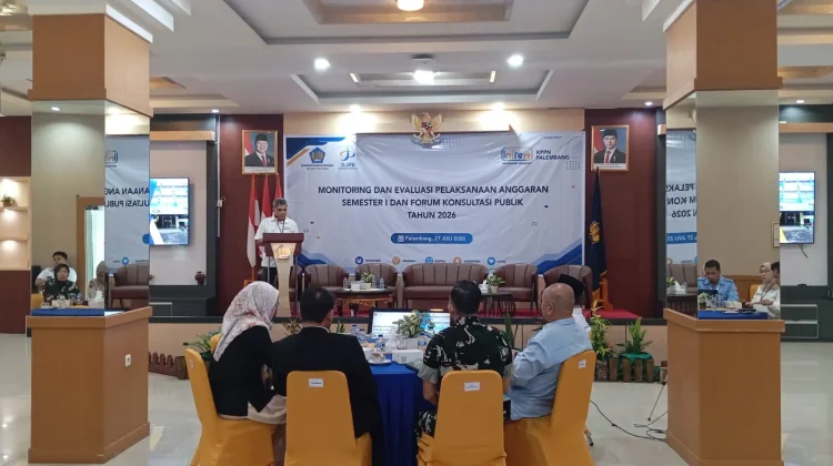 KPPN Palembang Gelar Monev dan Forum Konsultasi Publik Tahun 2026