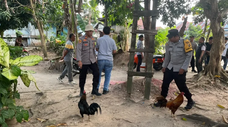 Polsek Tanjung Raja Patroli Tindaklanjuti Dugaan Sabung Ayam