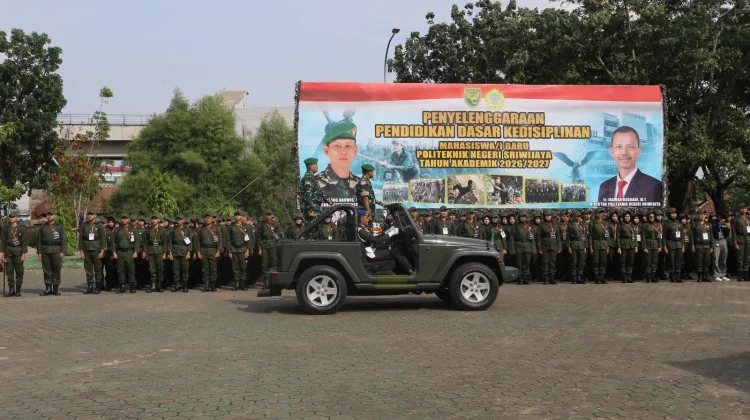 Sebanyak 2.000 Mahasiswa Baru Polsri Ikuti Diksarlin di Jasdam II/Sriwijaya