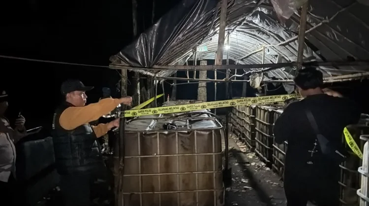Polres Musi Banyuasin Tangkap Dua Bos Illegal Refinery