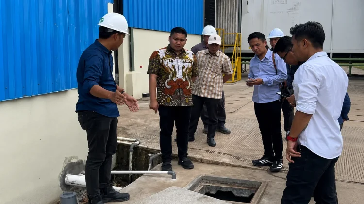 Pansus I DPRD Banyuasin Tinjau Langsung Limbah Domestik