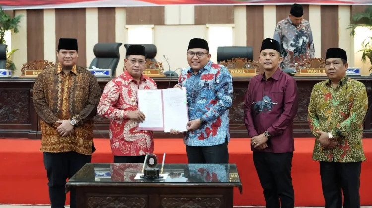 Sidang Paripurna DPRD Banyuasin Setujui Tiga Raperda Usulan