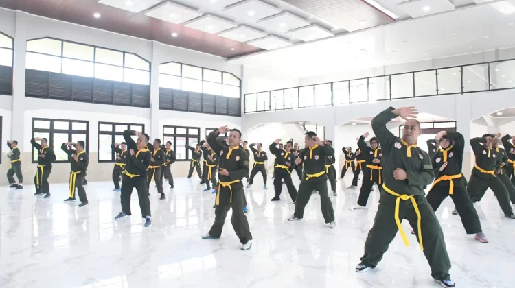 Korem 044/Gapo Gelar Uji Kenaikan Tingkat Pencak Silat Militer
