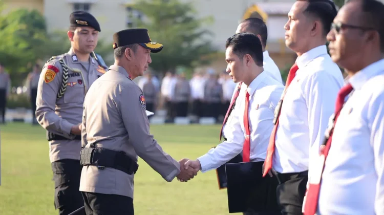 Polda Sumsel Beri 170 Penghargaan Personel, Janji Sanksi Tegas Polisi Berulah