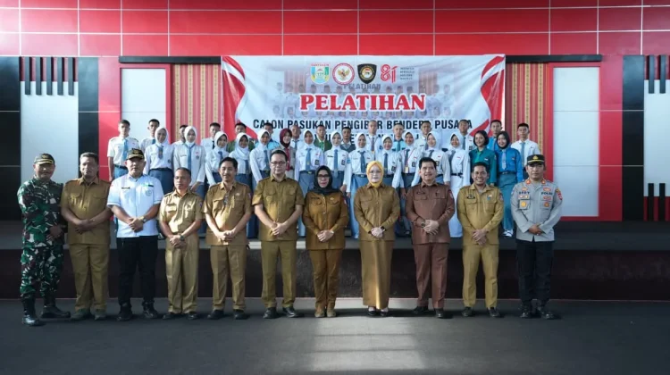 Jelang HUT Ke-81 RI, Paskibraka Banyuasin Fokus Latihan Fisik dan Kepemimpinan