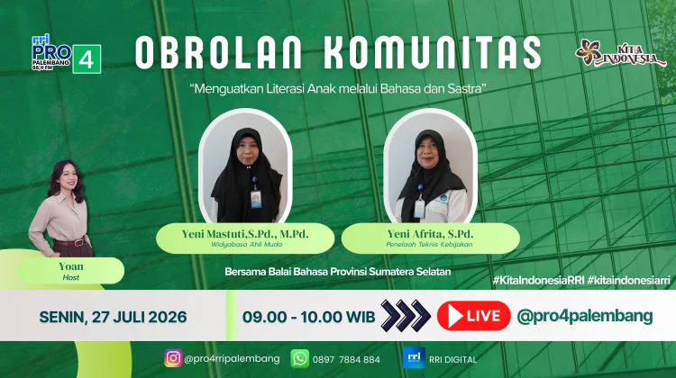 Bahasa Kasar Pintu Masuk Bullying, Balai Bahasa Sumsel Peringatkan Ortu