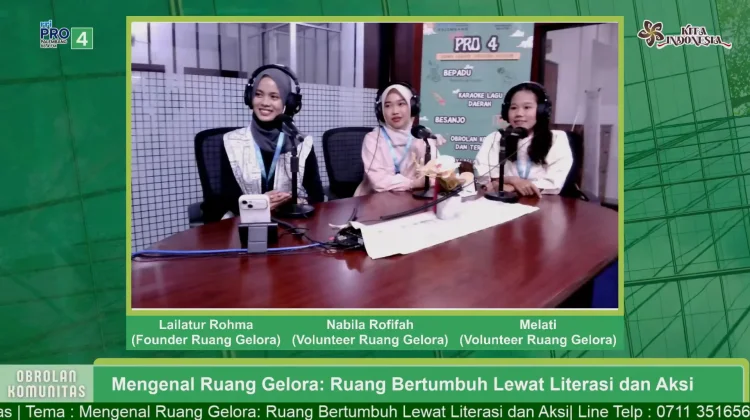 Kelewat Akrab, Relawan Literasi Kaget Disemprot Kata Kasar