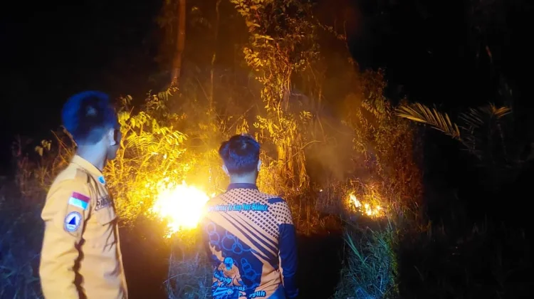 Karhutla Bakar Setengah Hektare Lahan di Lawang Wetan Muba