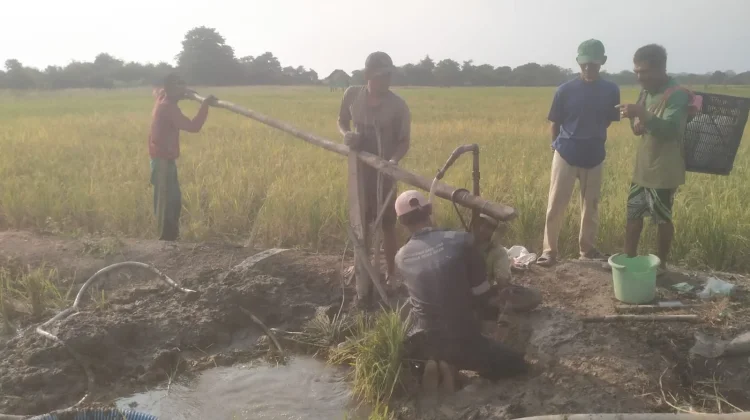 Niat Cari Air saat Kemarau, Sumur Bor Petani Banyuasin Diduga Keluar Batu Bara