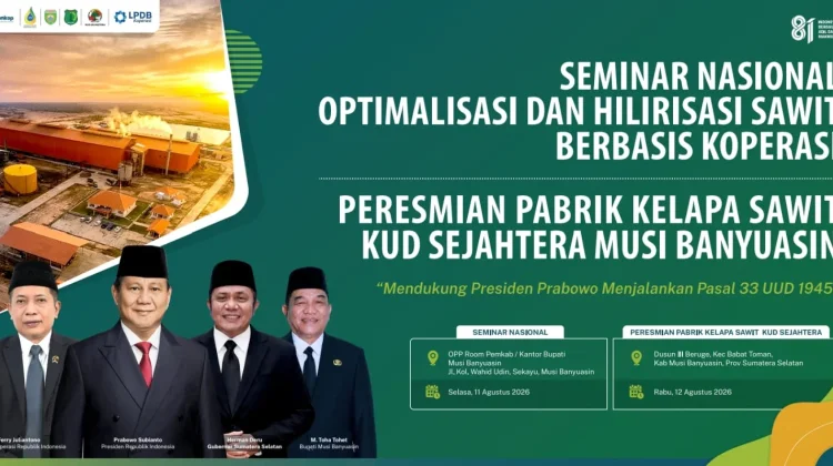 Dukung Asta Cita, Pemkab Muba Dorong Hilirisasi Sawit Berbasis KUD
