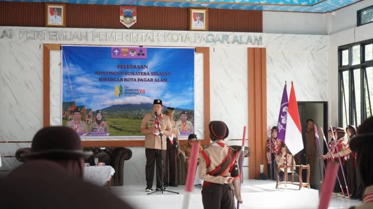 Wako Pagar Alam Ingatkan Peserta Jamnas Pramuka Jaga Kesehatan