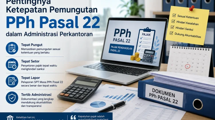 Pentingnya Ketepatan Pemungutan PPh Pasal 22 dalam Administrasi Perkantoran