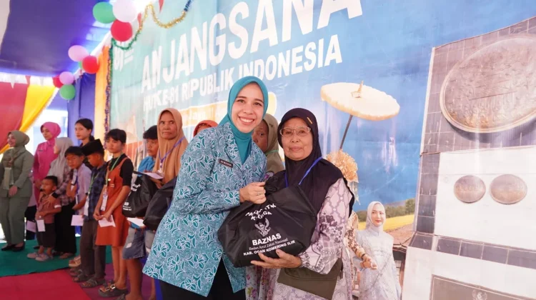 HUT ke-81 RI, Pemkab OKI Gelar Anjangsana dan Salurkan Bantuan