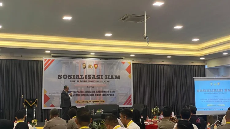 Polda Sumsel Gembleng Ratusan Personel Terapkan HAM dalam Tugas