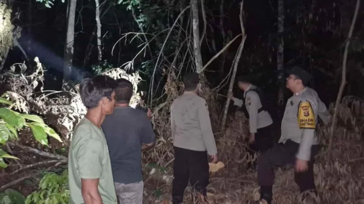 Polsek Semidang Aji Pantau Hotspot Karhutbunla di OKU