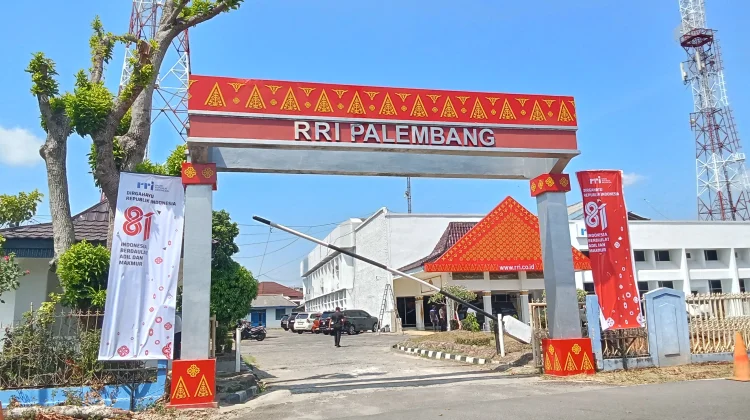 RRI Palembang Hiasi Kantor Sambut HUT ke-81 Kemerdekaan RI