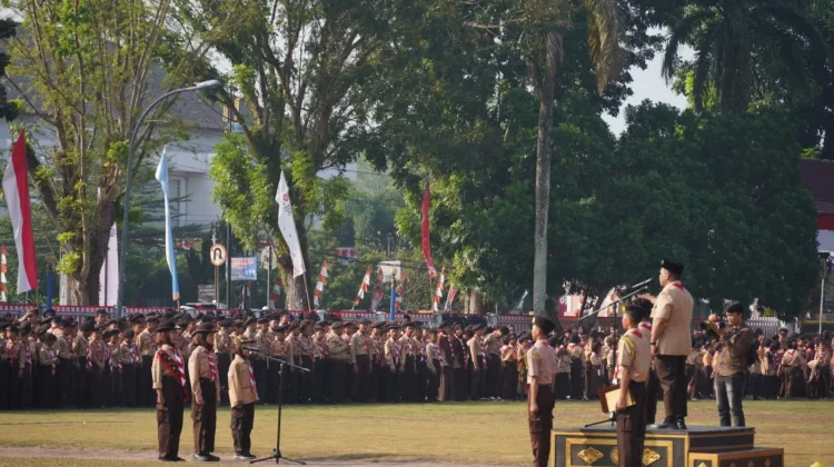 HUT Pramuka ke-65, Wabup OKI Tekankan Peran Generasi Muda