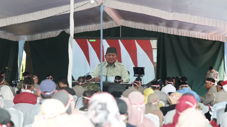 Jembatan Merah Putih Polri Bantu 900 Warga Desa Lalang Banyuasin