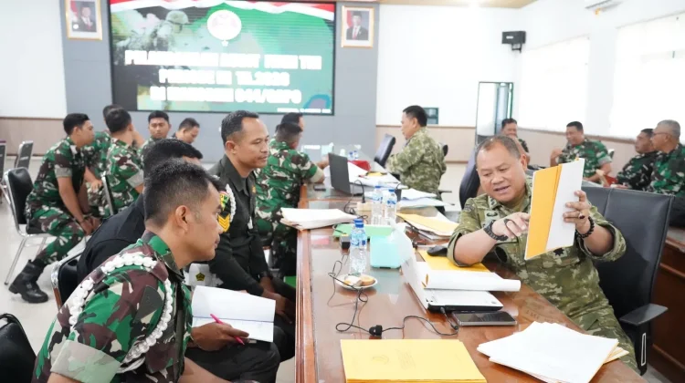 Itjen TNI Periode III TA 2026 Lakukan Audit Kinerja Makorem 044/Gapo