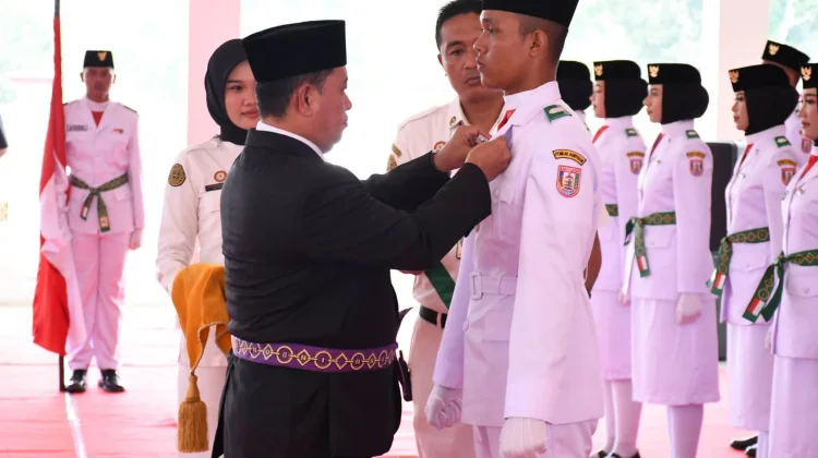 Bupati Banyuasin Kukuhkan 30 Anggota Paskibraka 2026
