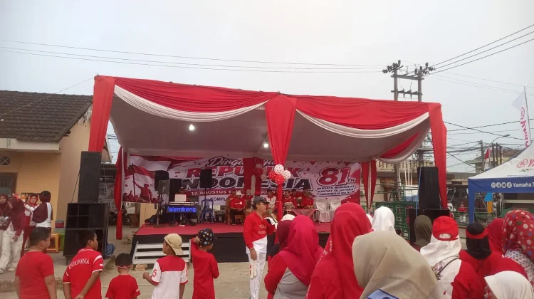 Semarak HUT ke-81 RI, Warga Kencana Damai Bangun Gotong Royong