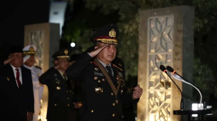 Kapolda Sumsel Pimpin Renungan Suci HUT ke-81 RI di TMP Siguntang