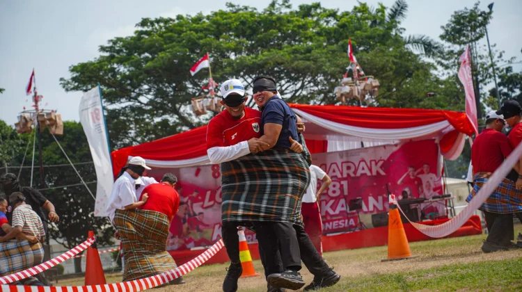 Pusri Semarakkan HUT RI ke-81 Bersama Karyawan dan Warga Kampung Sehati